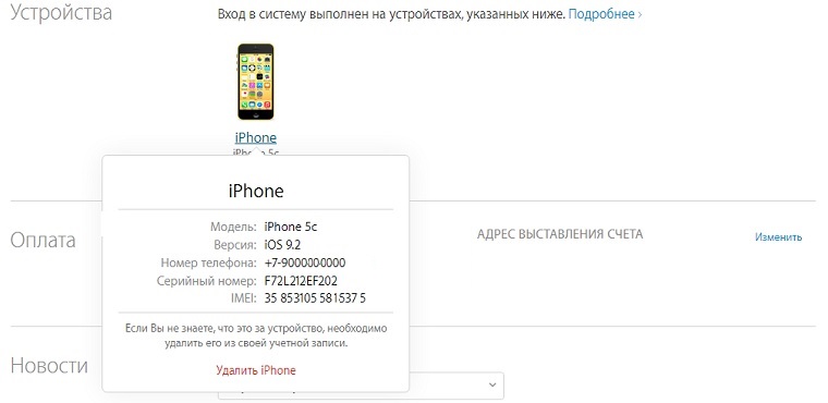 Apple ID Site iPhone