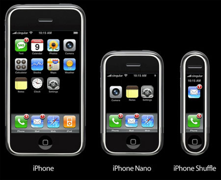 iPhone nano and shuffle