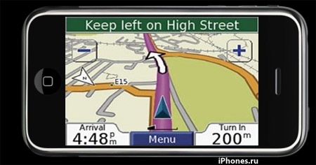 Слухи об iPhone с GPS в 2008 году