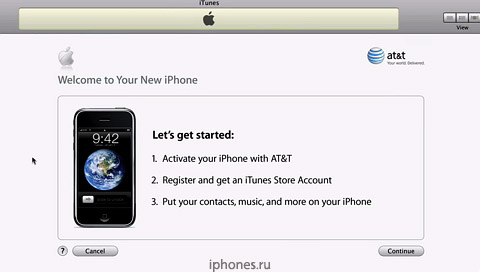 Activate your iPhone