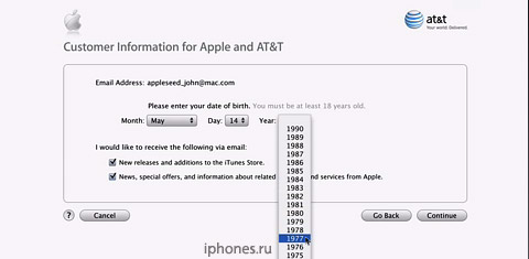 Activate your iPhone
