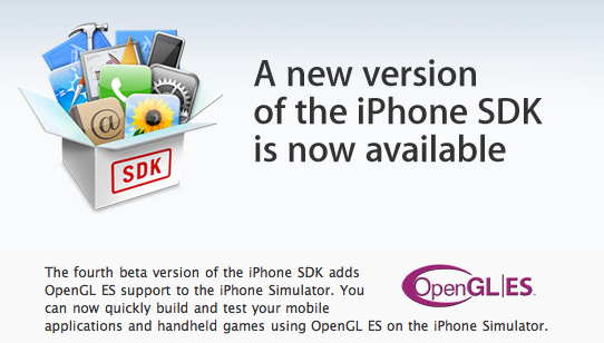 Вышла iPhone SDK beta 4.