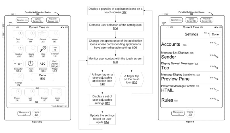 Новые патенты Apple на улучшение пользовательского интерфейса iPhone