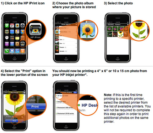 HP iPrint Photo. Печать фотографий с iPhone