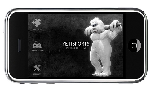 Игра iphone x. Yetisport 3 на айфон. Yetisport 5 на айфон. Игра про Йети на айфон. Yetisports Pingu Throw.