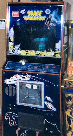 space invaders cabinet