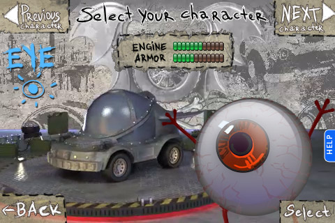 Horror Racing game for iPhones