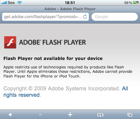 Adobe расписалась в бессилии перед Apple