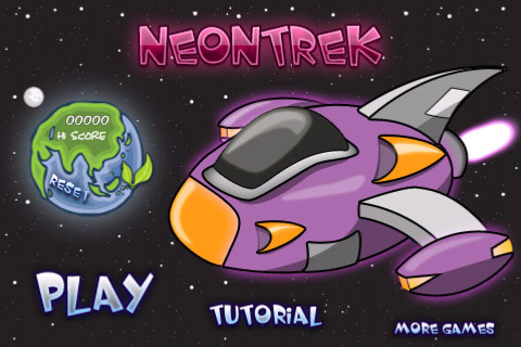 Neon Trek: цветной лабиринт