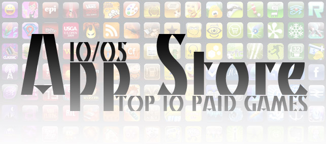 TOP 10 Paid Games. Неделя №5