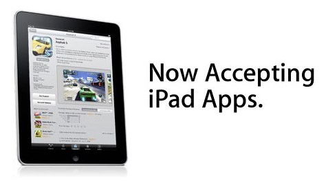 Apple принимает приложения для iPad