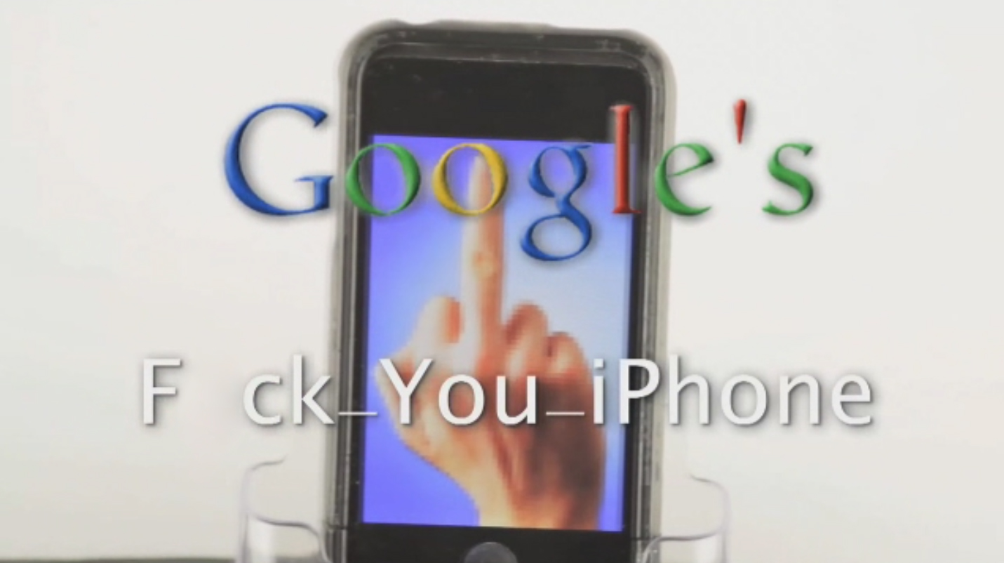 F ck You iPhone: противостояние iPhone и Nexus One
