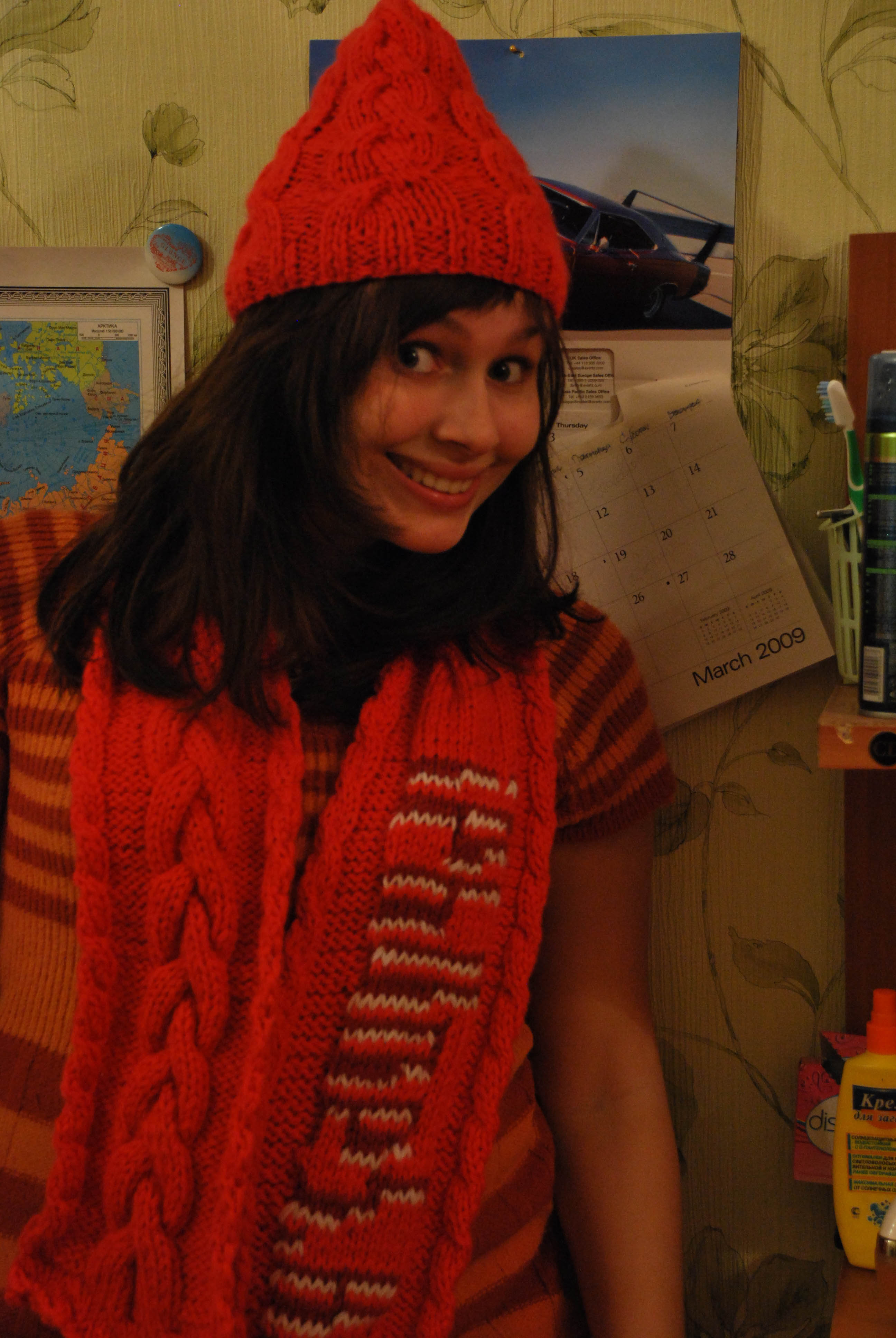 Юлона Стоянова: Шапочка и шарфик 