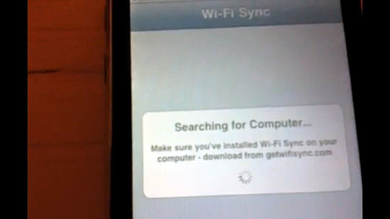 Wi-Fi Sync: беспроводная синхронизация iPhone
