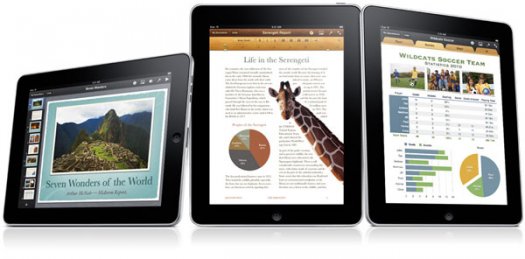 Обновление iWork для iPad