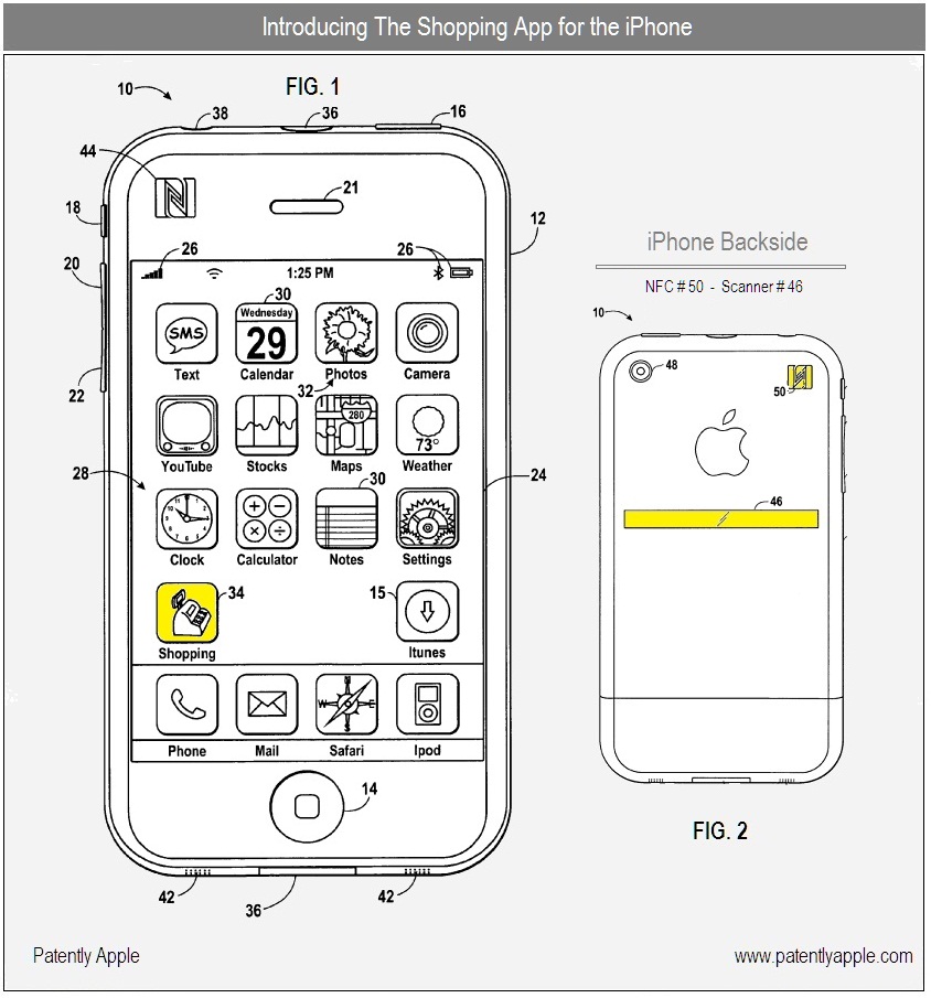 Новый патент Apple – pay-by-phone