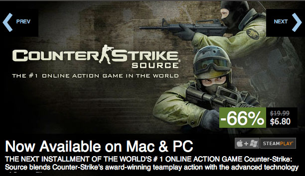 Counter-Strike: Source вышел для Mac и PC обновлённым