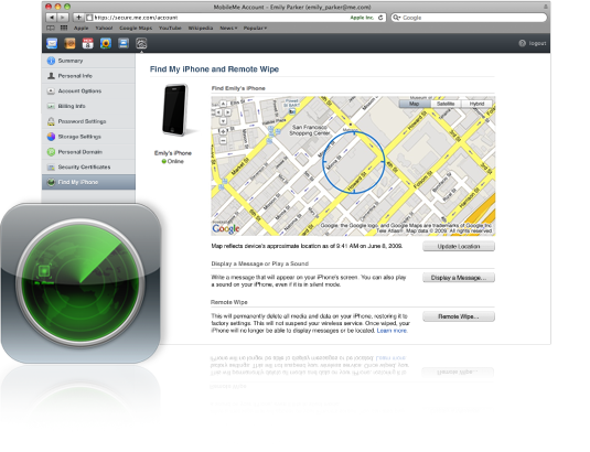 Приложение Find my iPhone в App Store