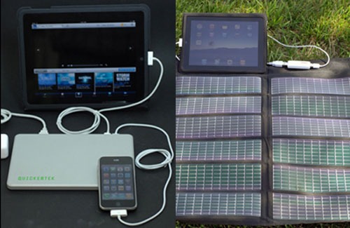 Внешняя батарея и солнечная панель для iPad