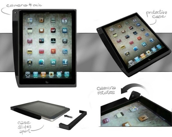 Дизайнер предложил встроить камеру в защитный чехол для iPad