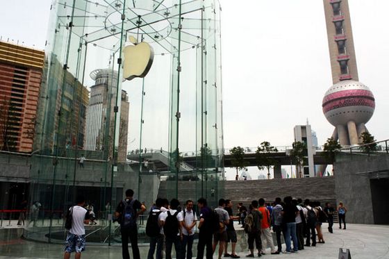 Шанхайский Apple Store: уникальная красотища