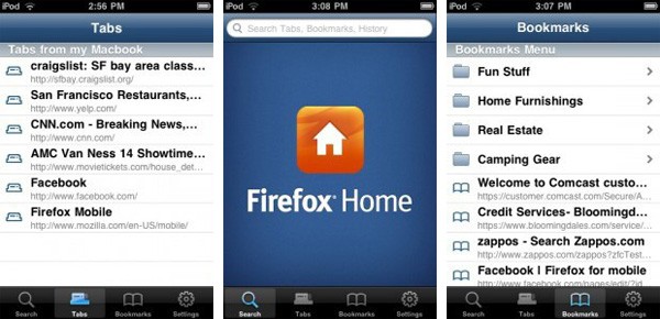 Firefox Home отправилась в App Store