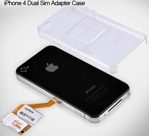 iPhone 4 Dual SIM Adapter Case: два оператора в одном телефоне