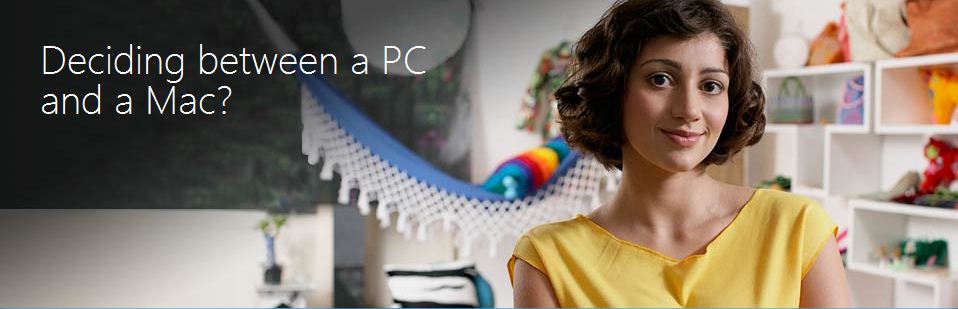 Microsoft запускает сайт PC vs Mac