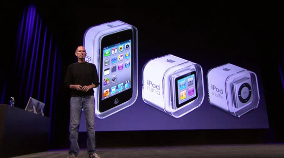 Обновление линейки iPod: Touch, Nano и Shuffle