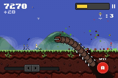 Super Mega Worm: Великий Червь разозлился