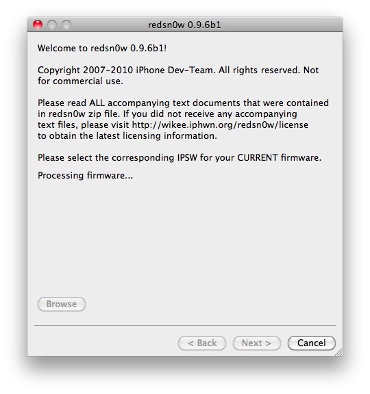 Redsn0w 0.9.6 beta1. Джейлбрейк iPhone 3G и iPod Touch 2G