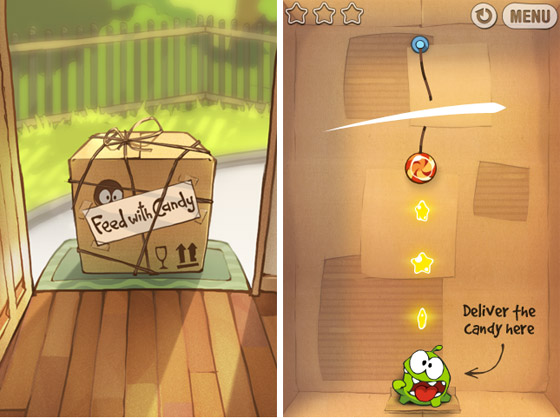 Cut the Rope. Игра №1 в App Store от российских разработчиков