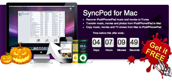 iSkysoft SyncPod для Mac бесплатен на 4 дня