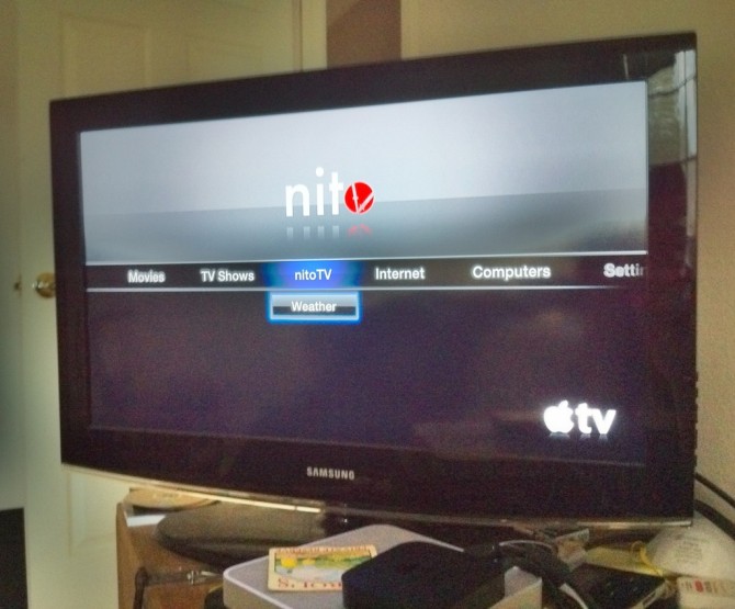 NitoTV — первое приложение для джейлбрейкнутой Apple TV