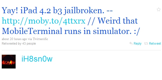 Джейлбрейк для iPad на iOS 4.2 уже готов