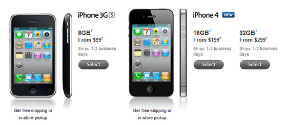 Apple убрали белый iPhone 4 со страниц магазина