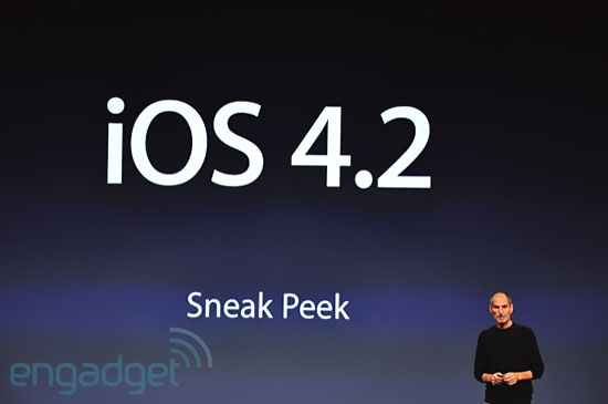 Релиз iOS 4.2 может состояться 7 ноября