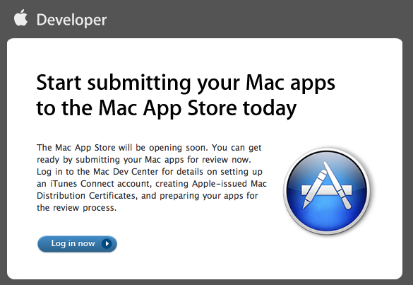 Mac App Store начал принимать приложения