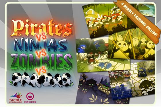 Pirates vs. Ninjas vs. Zombies vs. Pandas