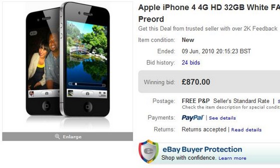 iPhone — самый популярный товар на eBay
