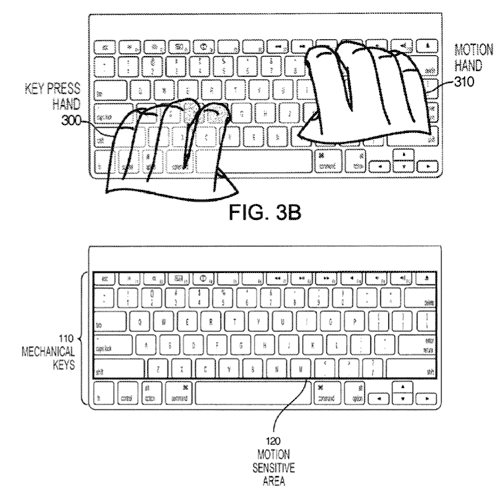 Гибрид клавиатуры и мыши от Apple