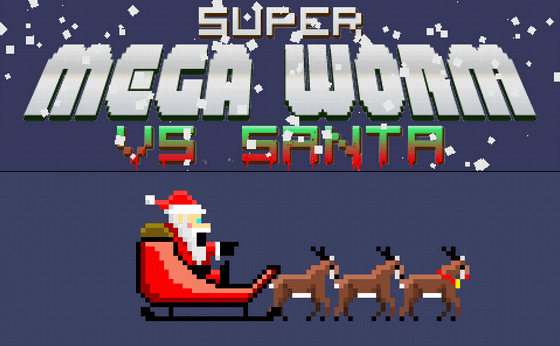 Super Mega Worm VS Santa Claus