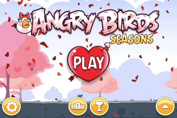 Angry Birds Seasons ver.1.2.0. Для влюбленных