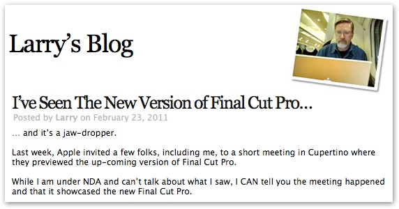 Закрытая презентация нового Final Cut Pro