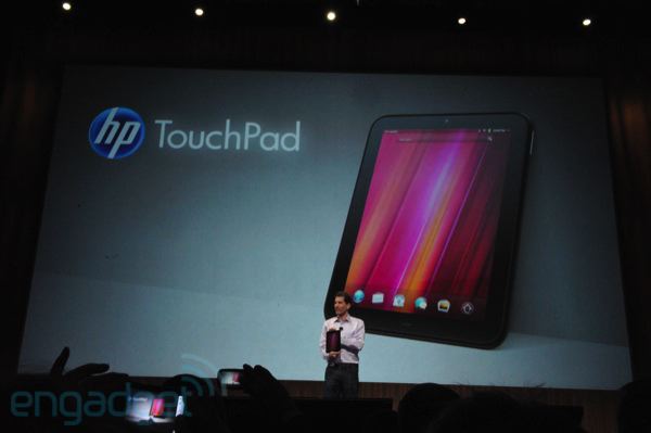 HP представила амбициозный планшет TouchPad (+ фото)