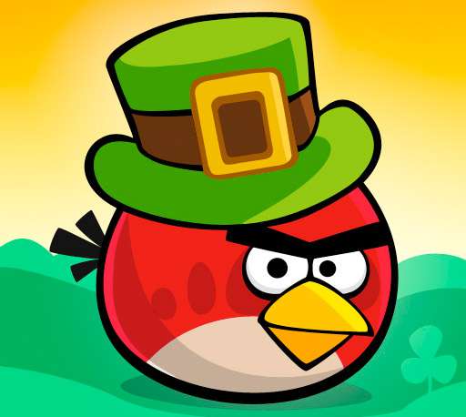 Angry Birds Seasons v1.3.0: День Святого Патрика