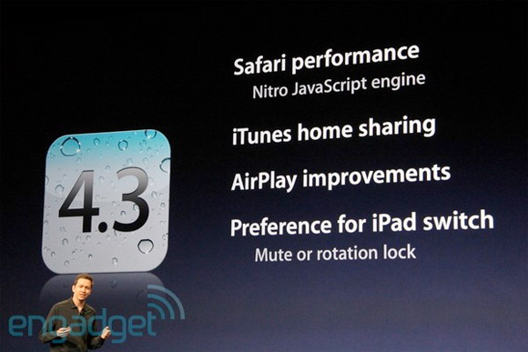 Нововведения iOS 4.3