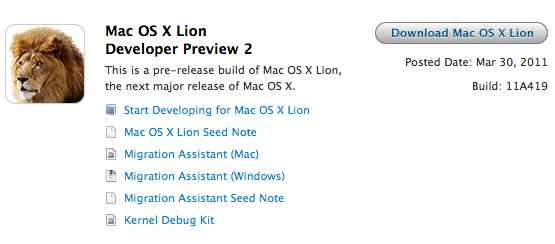 Mac OS 10.7 Lion: попытка №2