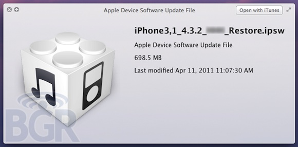 Новые подробности iOS 4.3.2