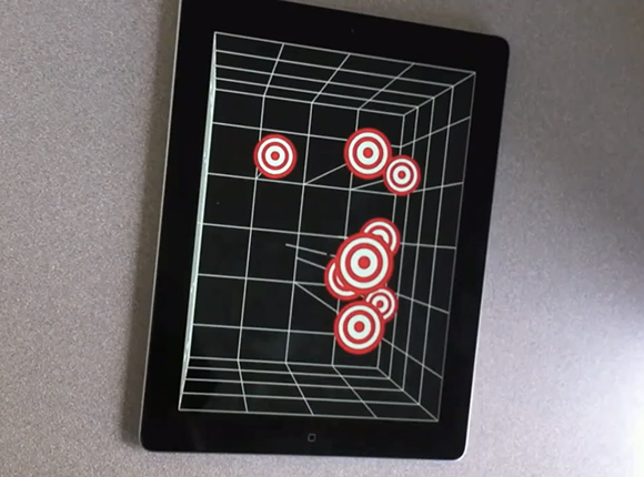 3D-картинка на дисплее iPad 2 и iPhone 4